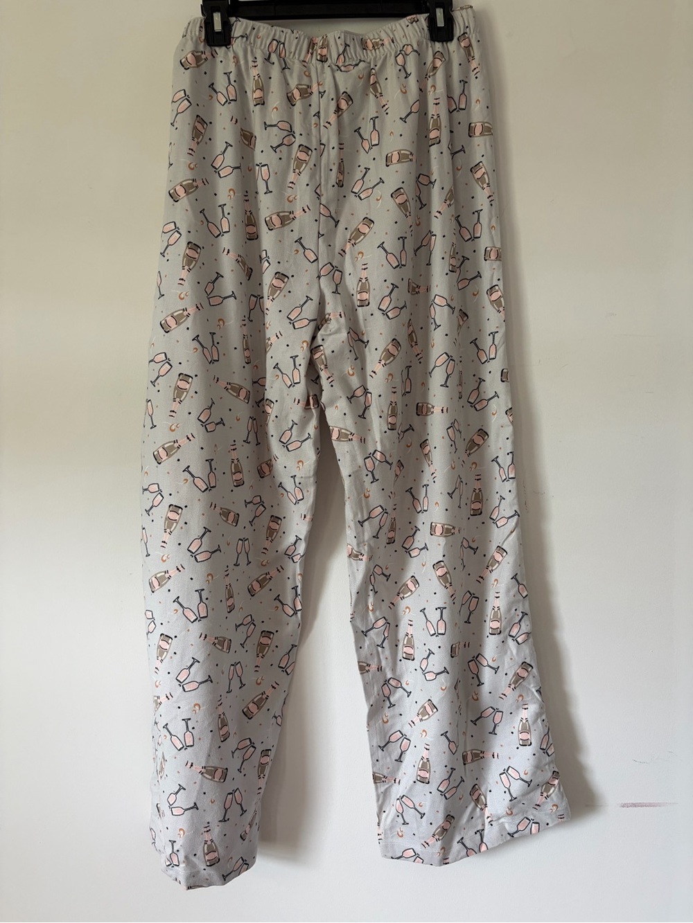 NWT LOFT champagne party pajama bottoms pull on elastic waist size M - Picture 3 of 4